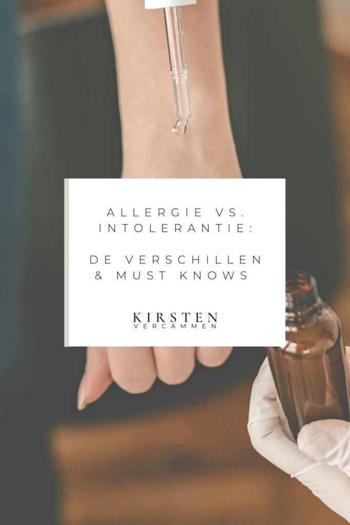 Blog: allergie vs. intolerantie - kirstenvercammen.be
